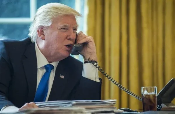 Who will Trump talk to in March?