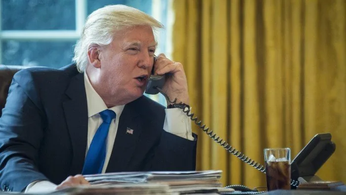 Who will Trump talk to in March?