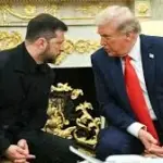 Who will Trump meet with in July?